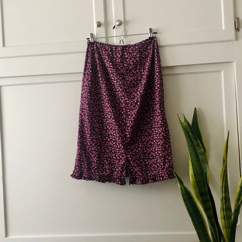 BETSEY JOHNSON Floral Skirt sz 4/6 - Picture 2 of 6